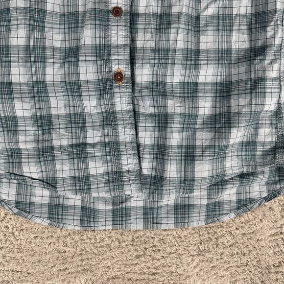 Ariat Women's Rebar Western Ranch Long Sleeve Button Up Shirt S Blue Barn Chores - Picture 3 of 16